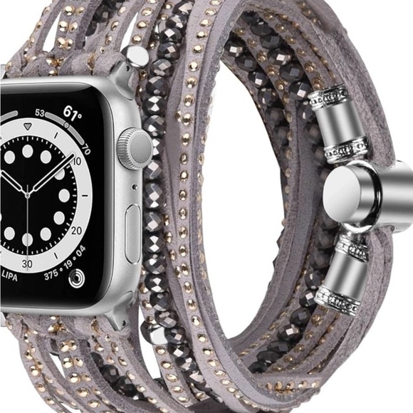 ⌚️🍏🚹🚺V-MORO Compatible with Series 8/7 Apple Watch 40-42mm Bands Multi-layer - Picture 2 of 8